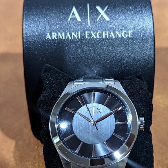 Armani Exchange Men's AX2320 Silver Quartz Watch - Picture 9 of 14